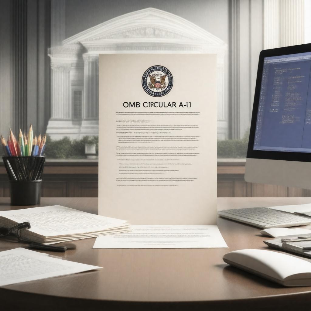 Click to view larger image AI-created image of OMB Circular A-11