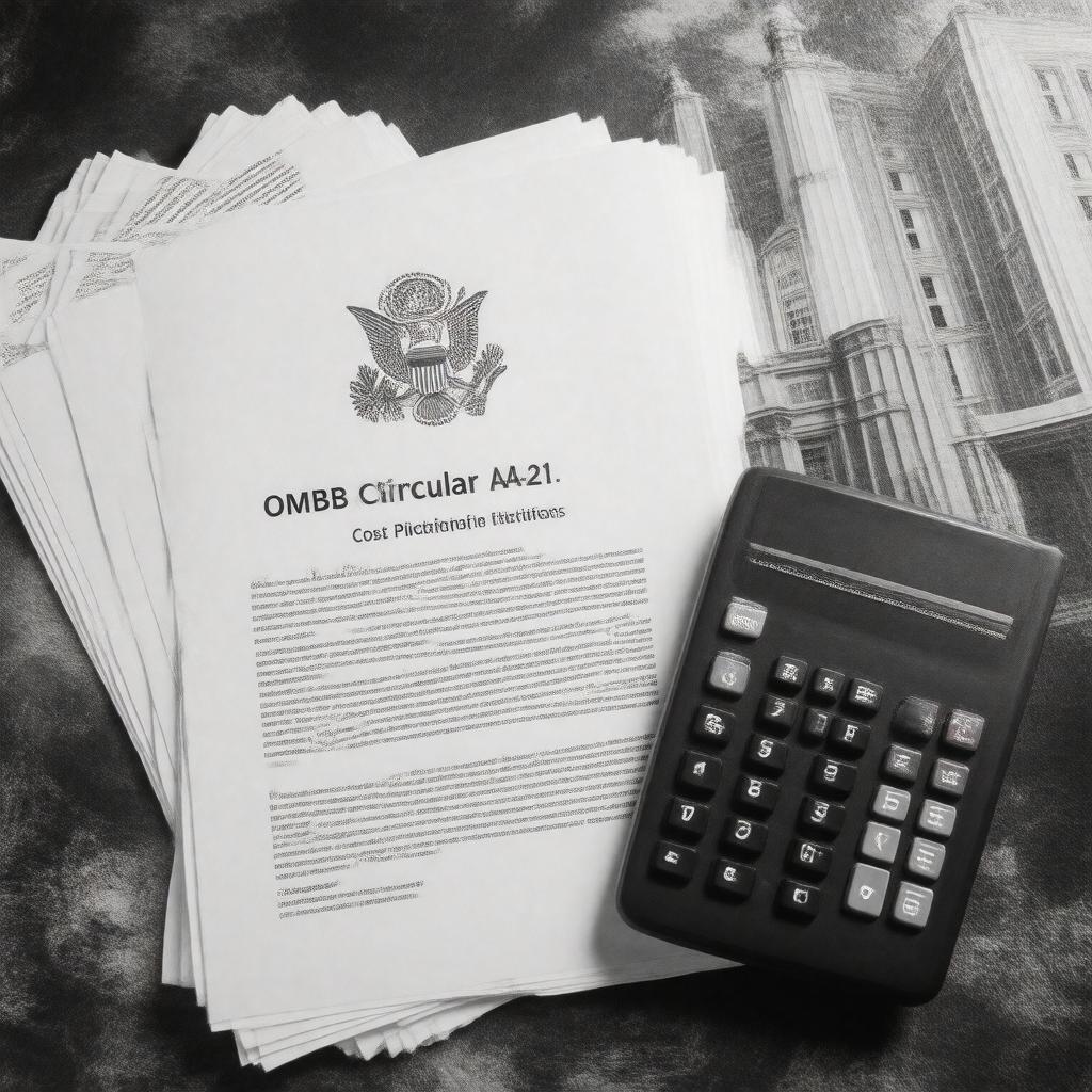 Click to view larger image AI-created image of OMB Circular A-21
