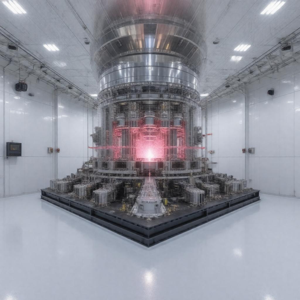 Click to view larger image AI-created image of OMEGA EP laser