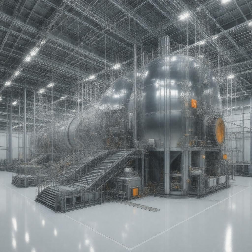 Click to view larger image AI-created image of OMEGA laser