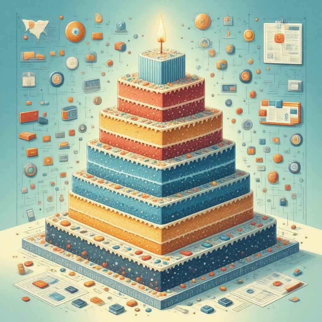 AI-created image of OSI model