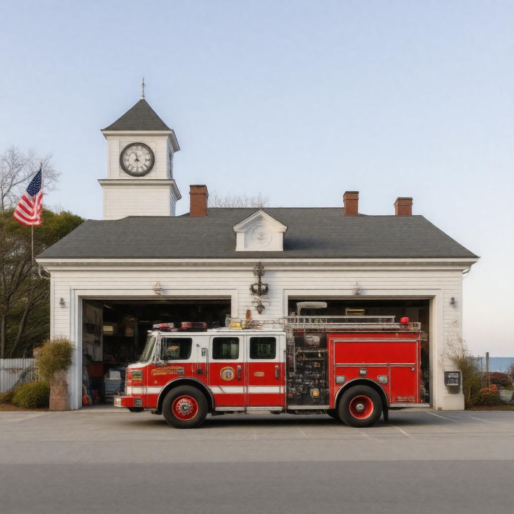 AI-created image of Oak Bluffs Fire Department