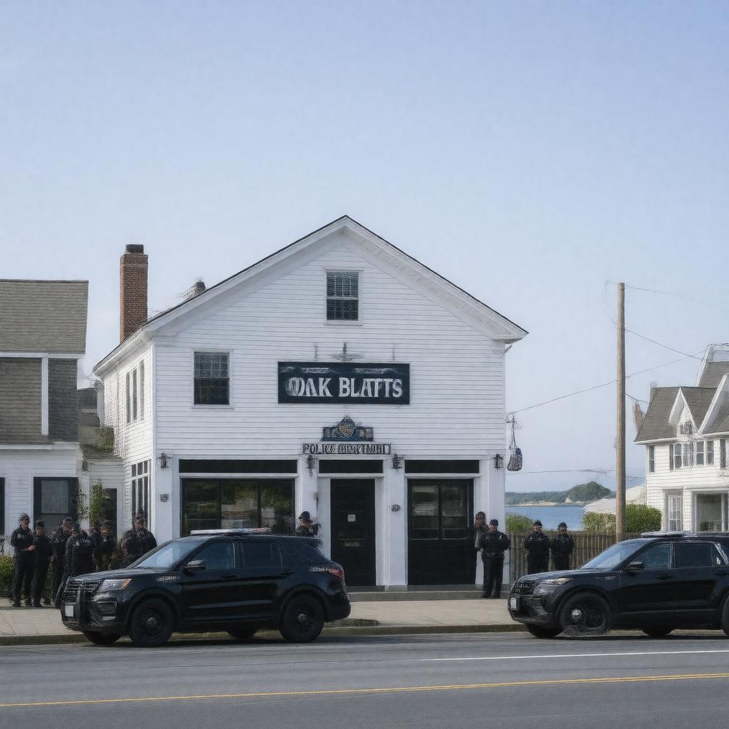 AI-created image of Oak Bluffs Police Department