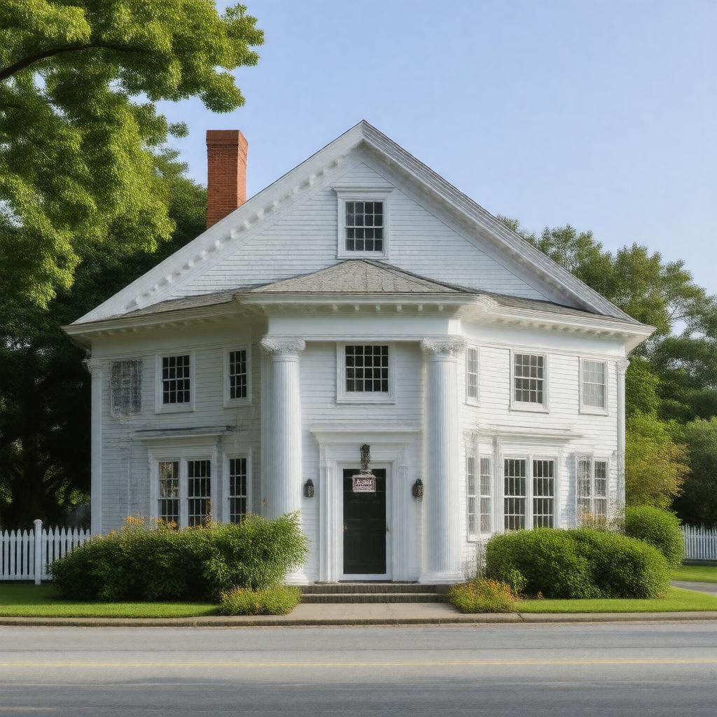 Click to view larger image AI-created image of Oak Bluffs Public Library