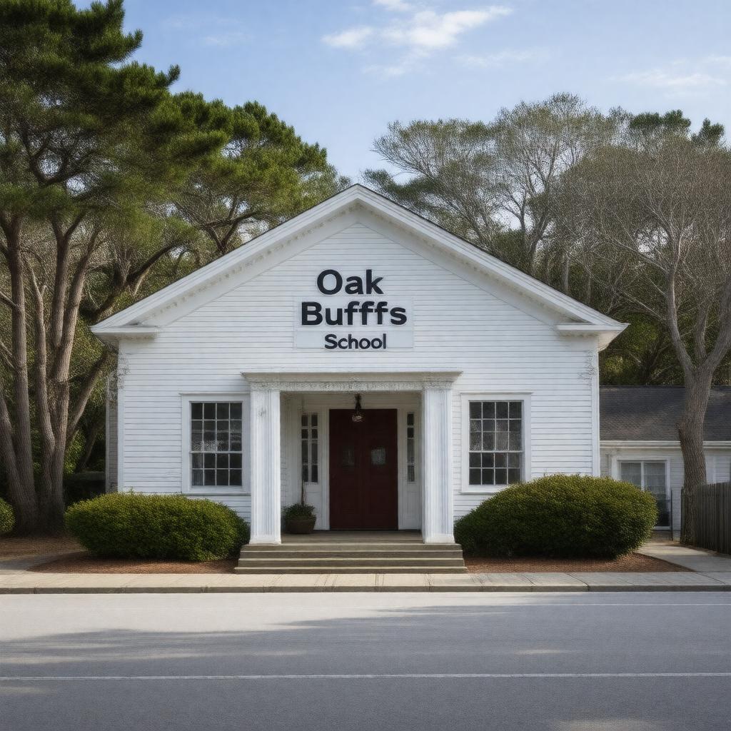 AI-created image of Oak Bluffs School