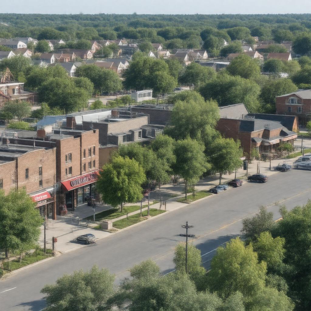AI-created image of Oak Lawn, Illinois