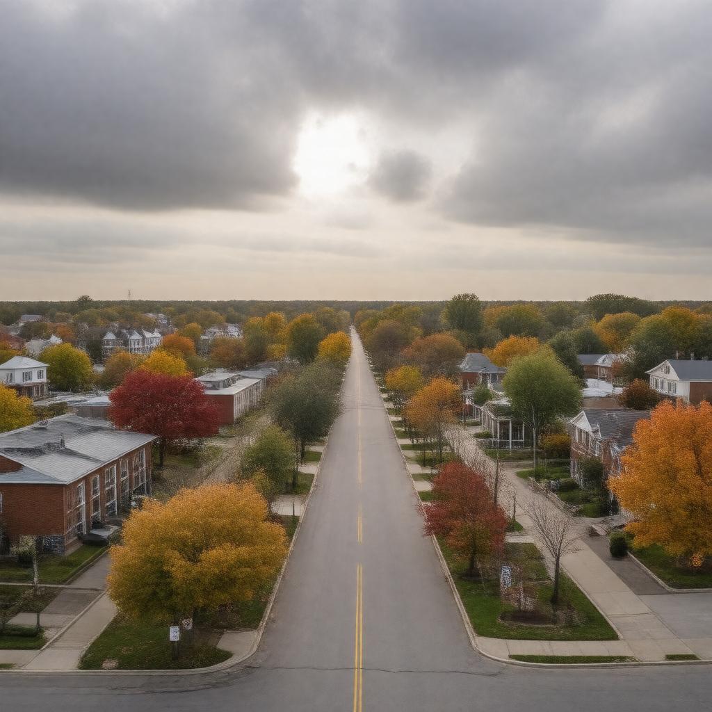 AI-created image of Oak Lawn, Illinois, United States