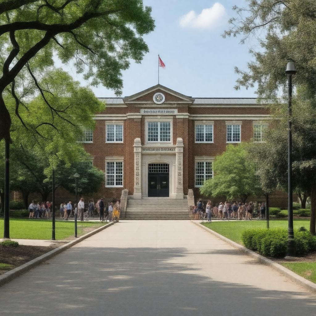 AI-created image of Oak Park and River Forest High School