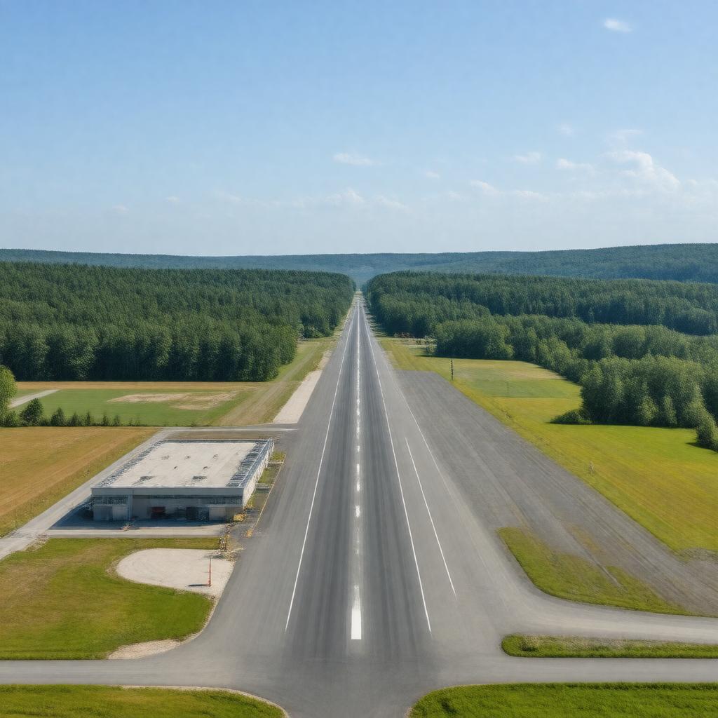 AI-created image of Oak Ridge Airport