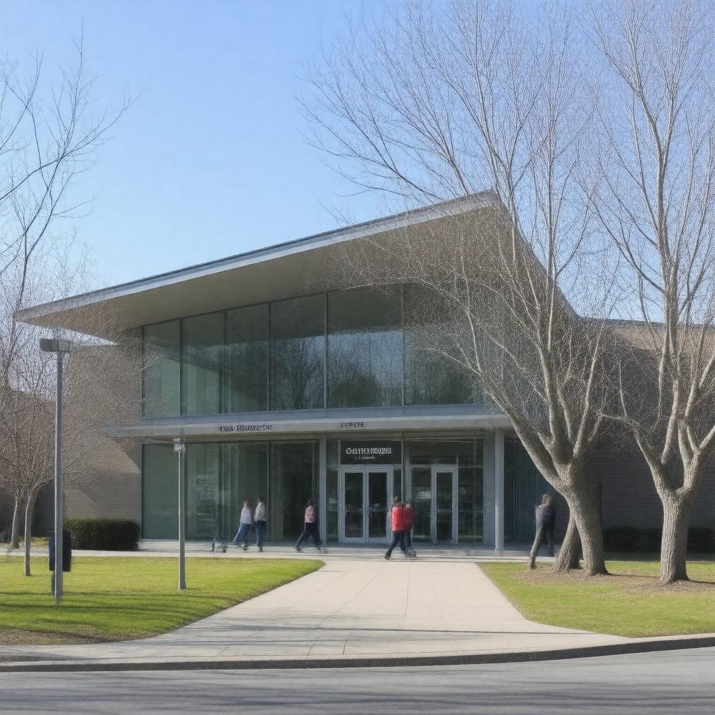 Click to view larger image AI-created image of Oak Ridge Public Library