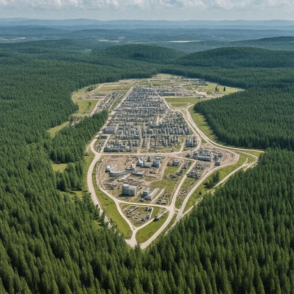 AI-created image of Oak Ridge Reservation