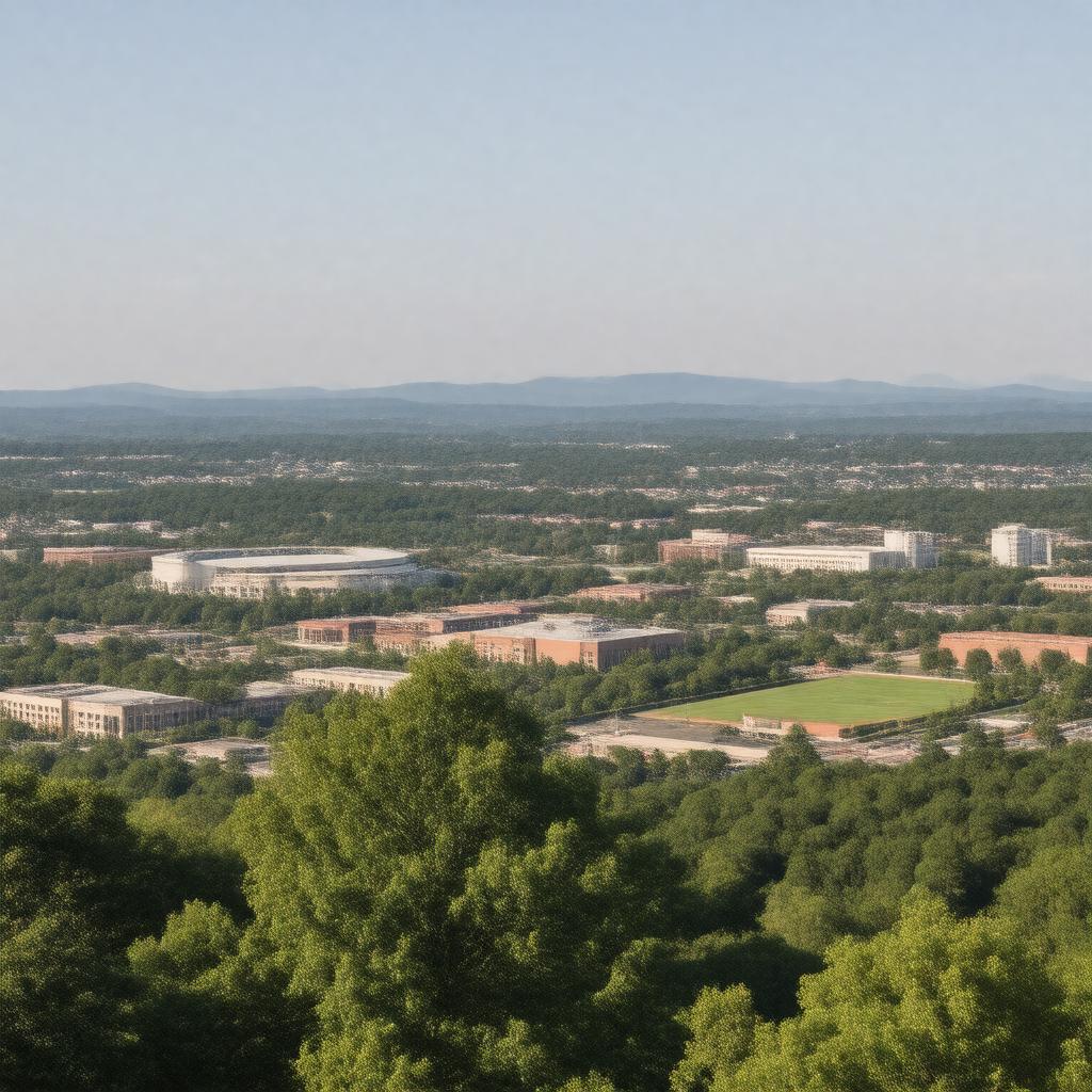 AI-created image of Oak Ridge, Tennessee, USA