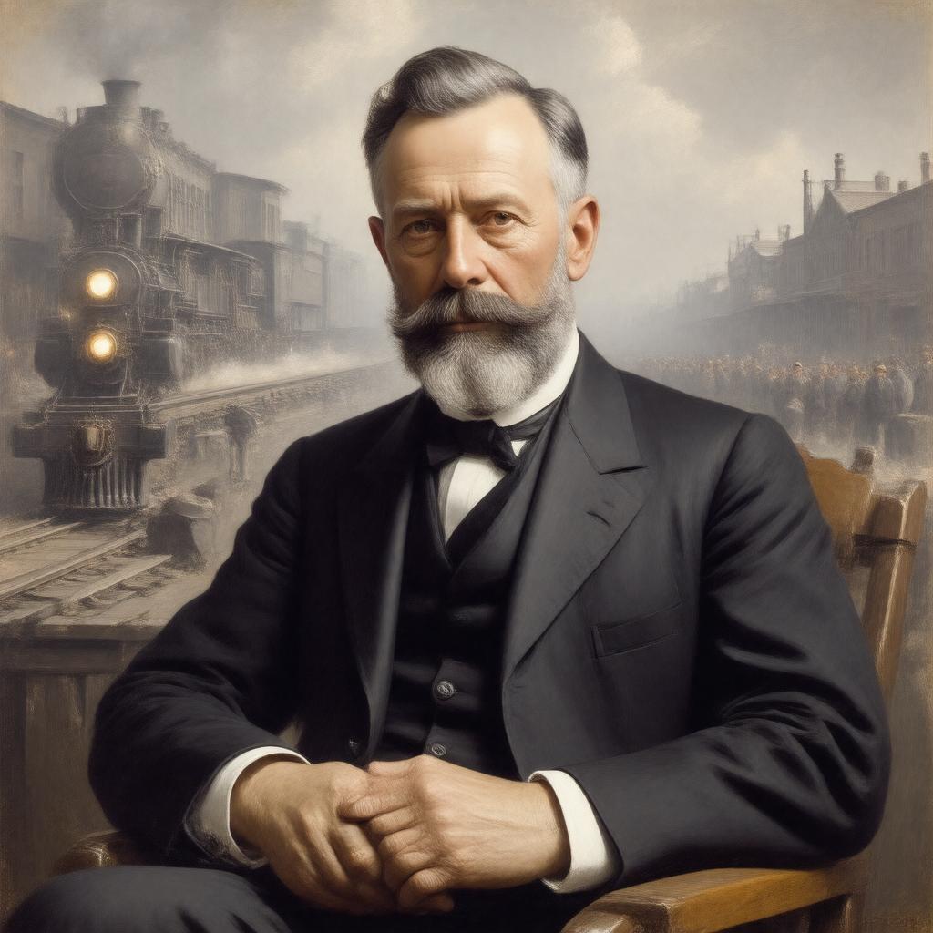 AI-created image of Oakes Ames