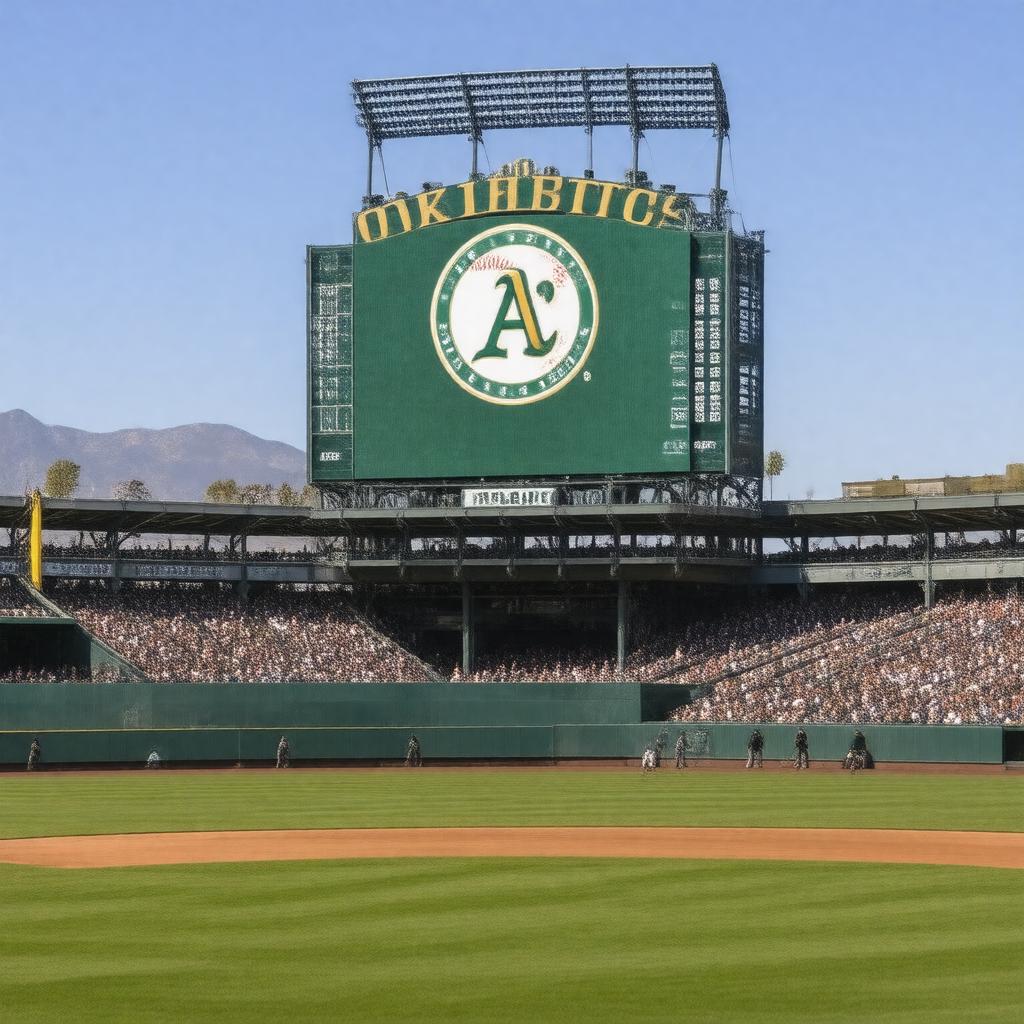 AI-created image of Oakland Athletics