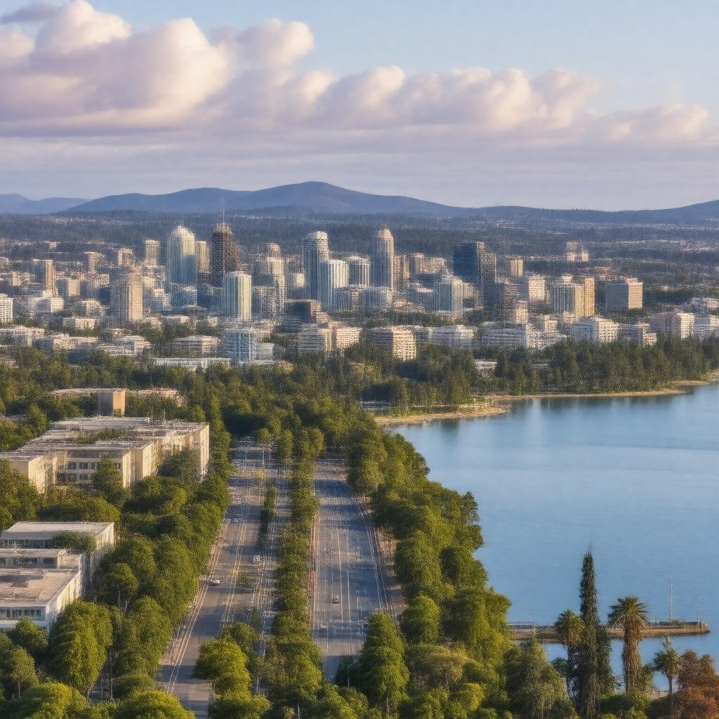 AI-created image of Oakland, California, United States