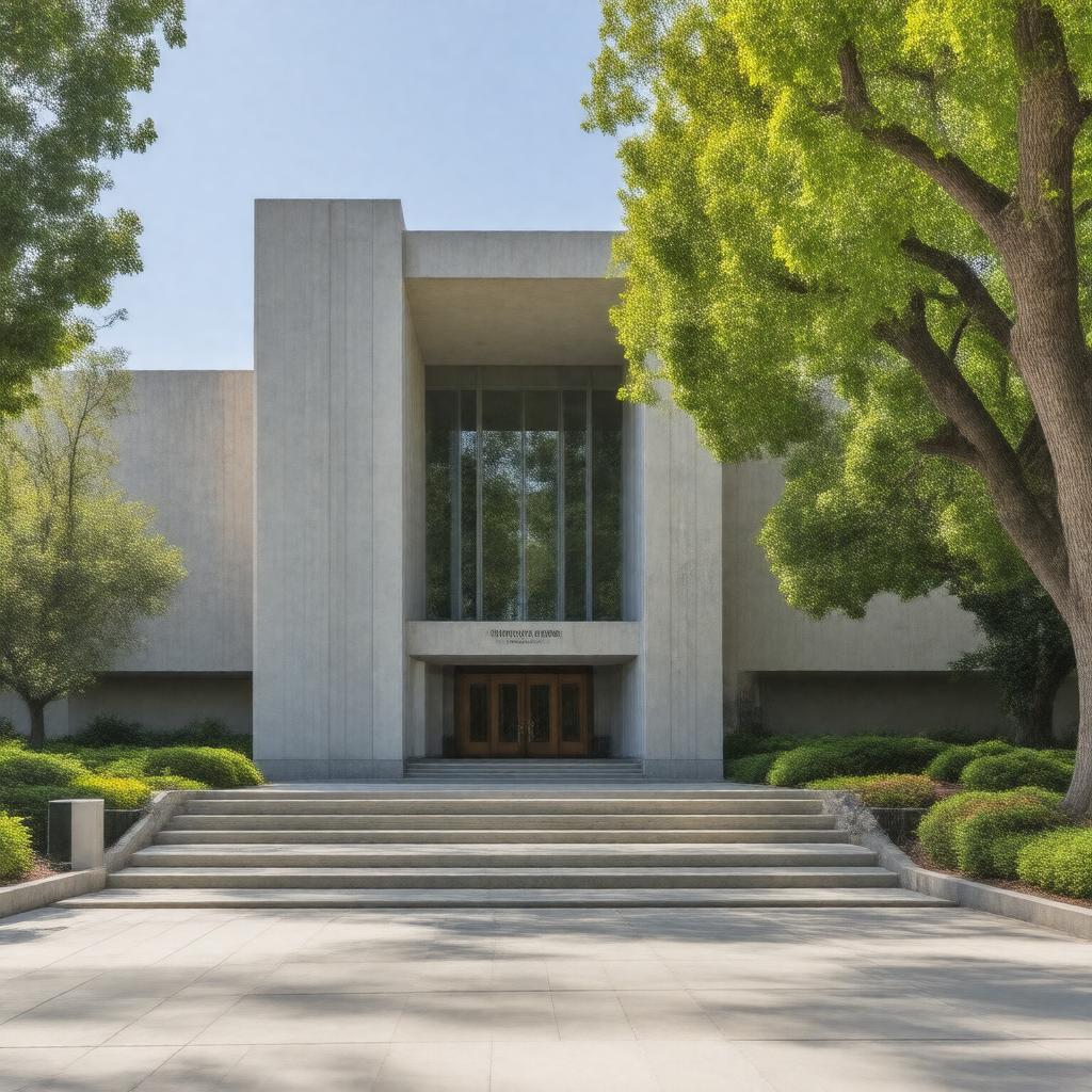 AI-created image of Oakland Museum of California