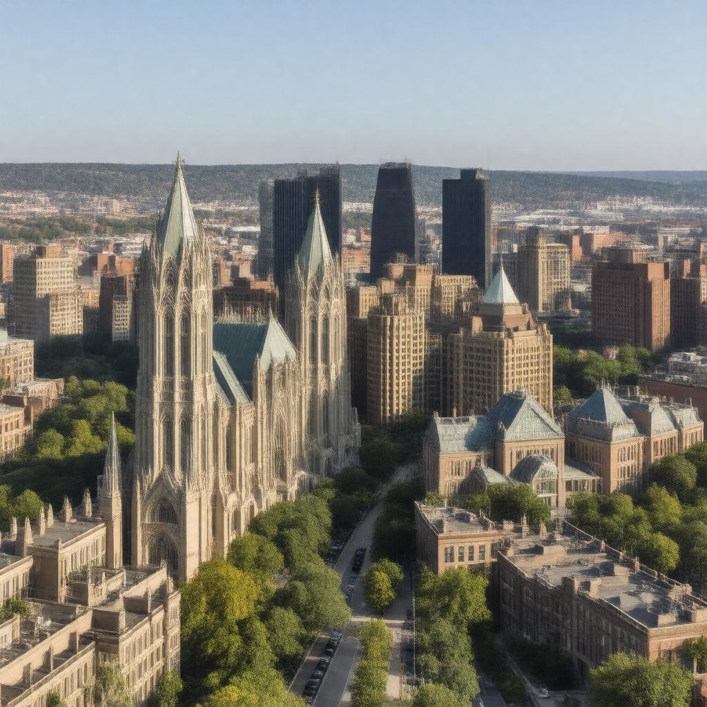 AI-created image of Oakland neighborhood