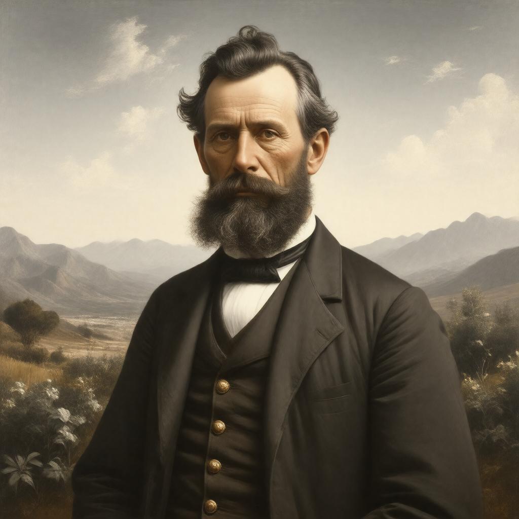 Click to view larger image AI-created image of Obed Macy