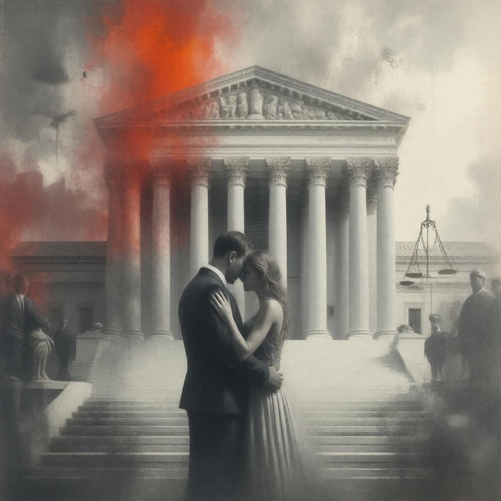 AI-created image of Obergefell v. Hodges