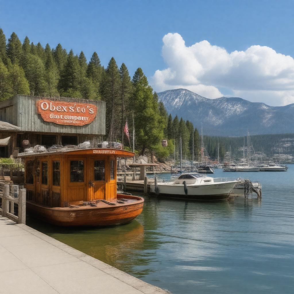Click to view larger image AI-created image of Obexer's Boat Company