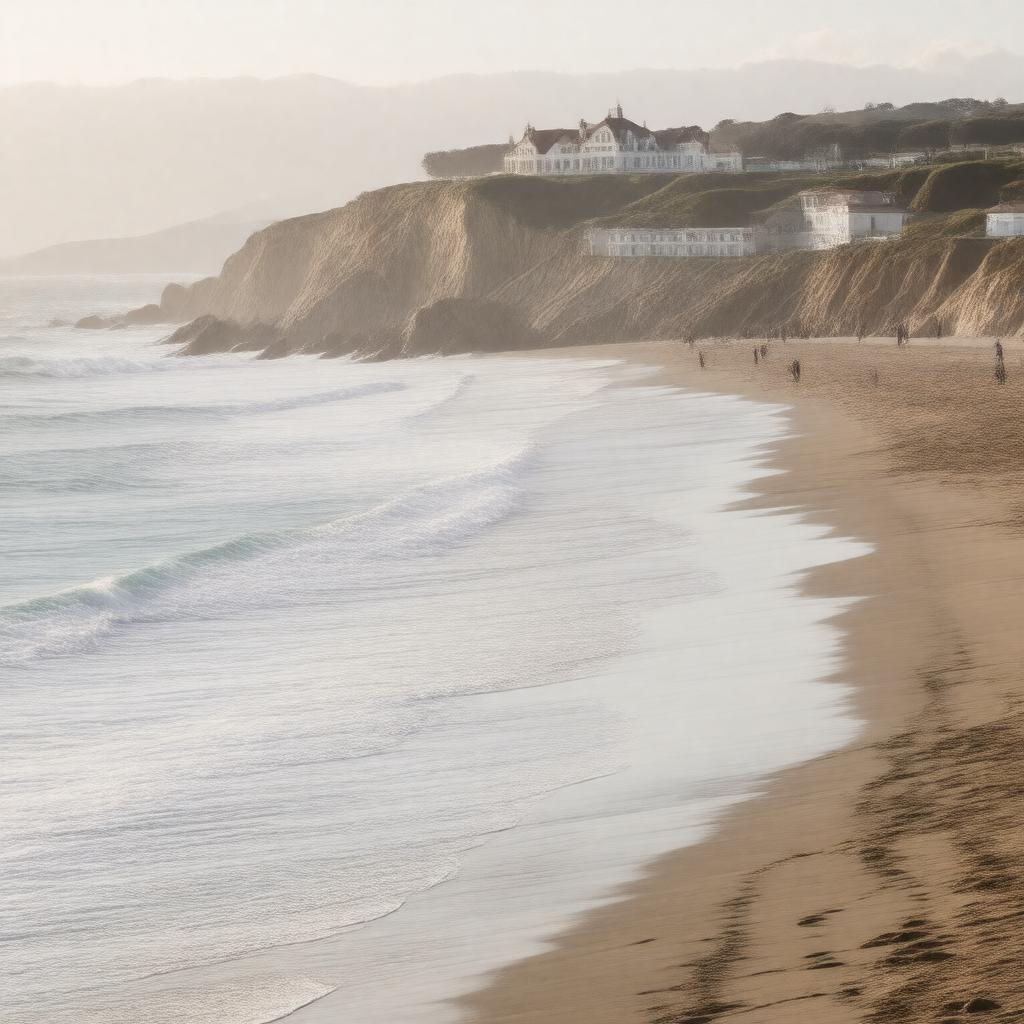 Click to view larger image AI-created image of Ocean Beach