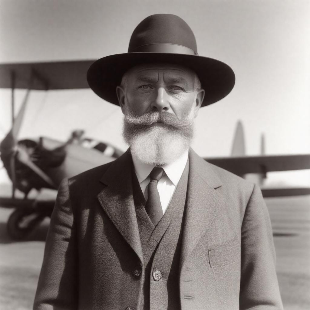 AI-created image of Octave Chanute