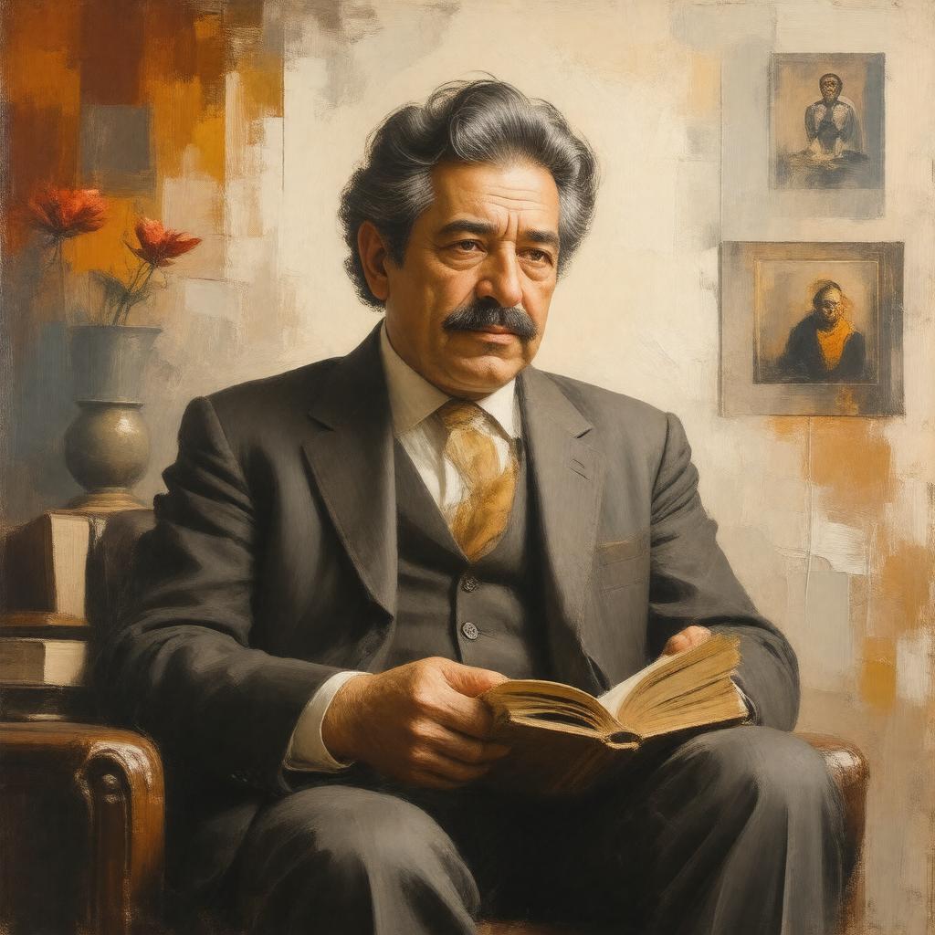 AI-created image of Octavio Paz