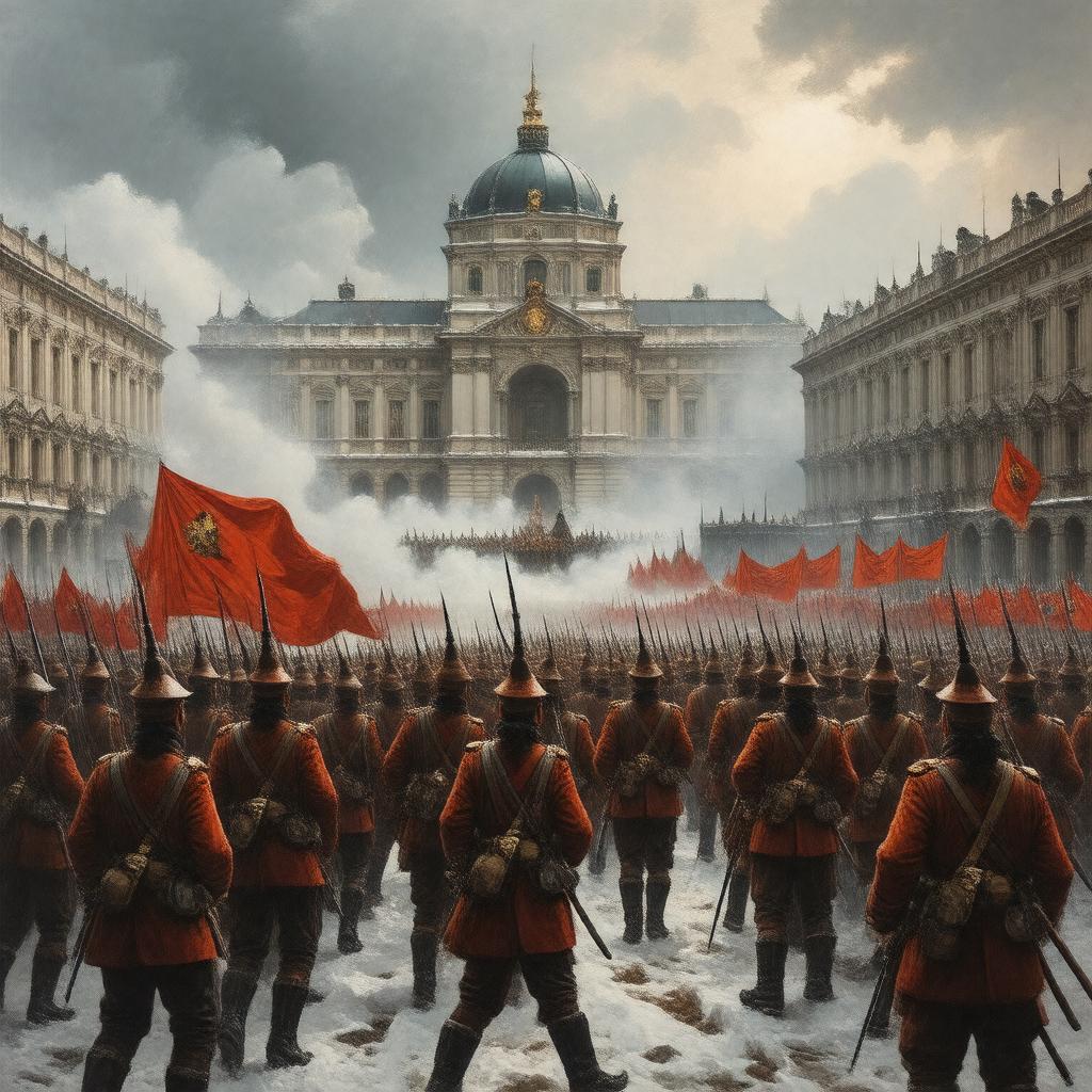 AI-created image of October Revolution
