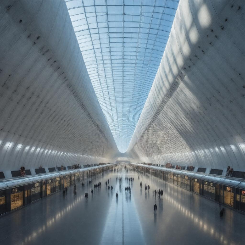 AI-created image of Oculus Transportation Hub