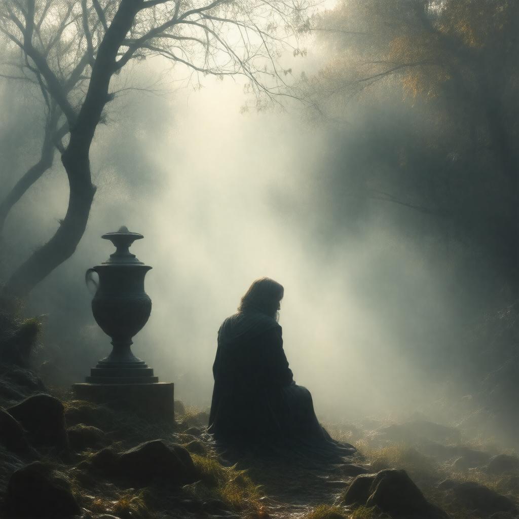 Click to view larger image AI-created image of Ode on Melancholy