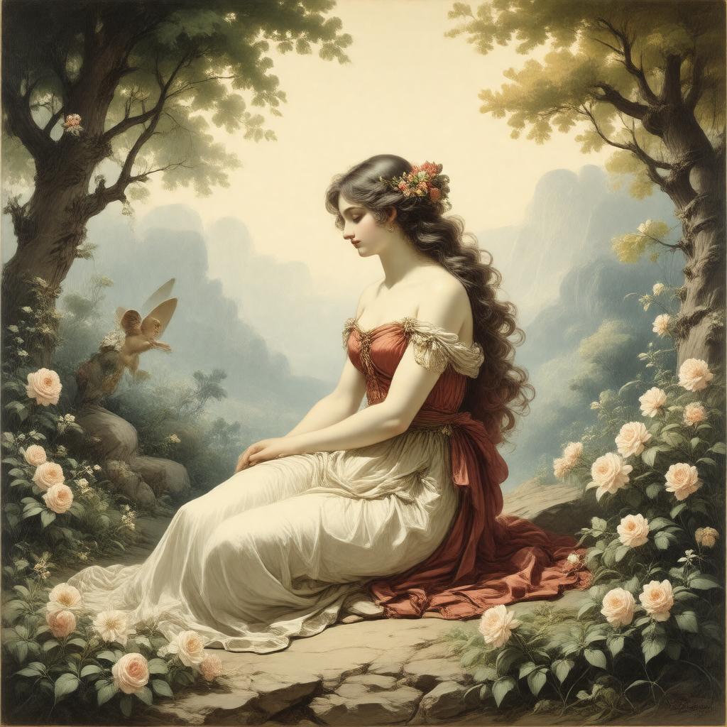 AI-created image of Ode to Psyche