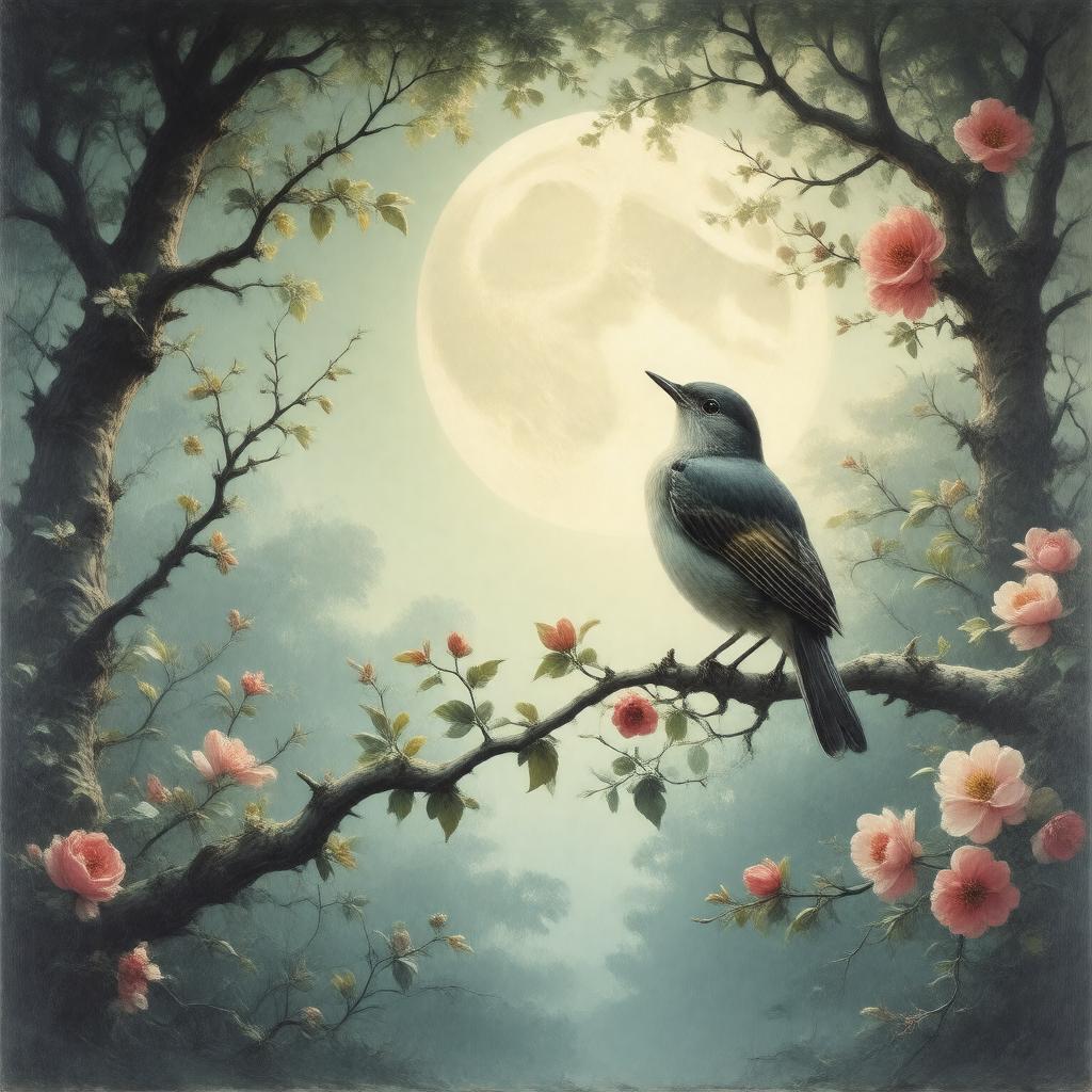 AI-created image of Ode to a Nightingale