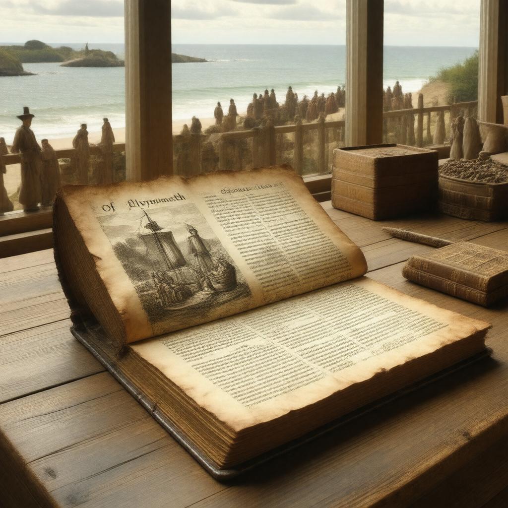 AI-created image of Of Plymouth Plantation