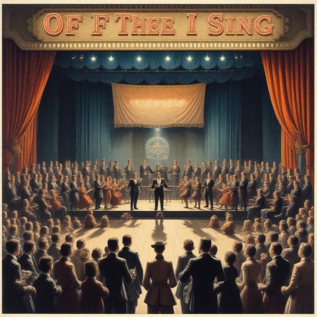 AI-created image of Of Thee I Sing