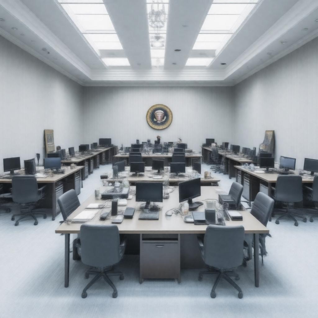 Click to view larger image AI-created image of Office of Administration