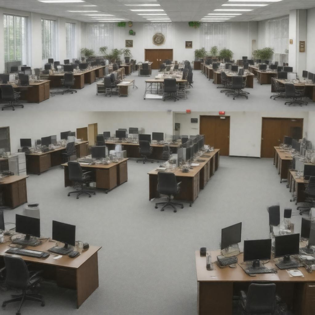 Click to view larger image AI-created image of Office of Administrative Services