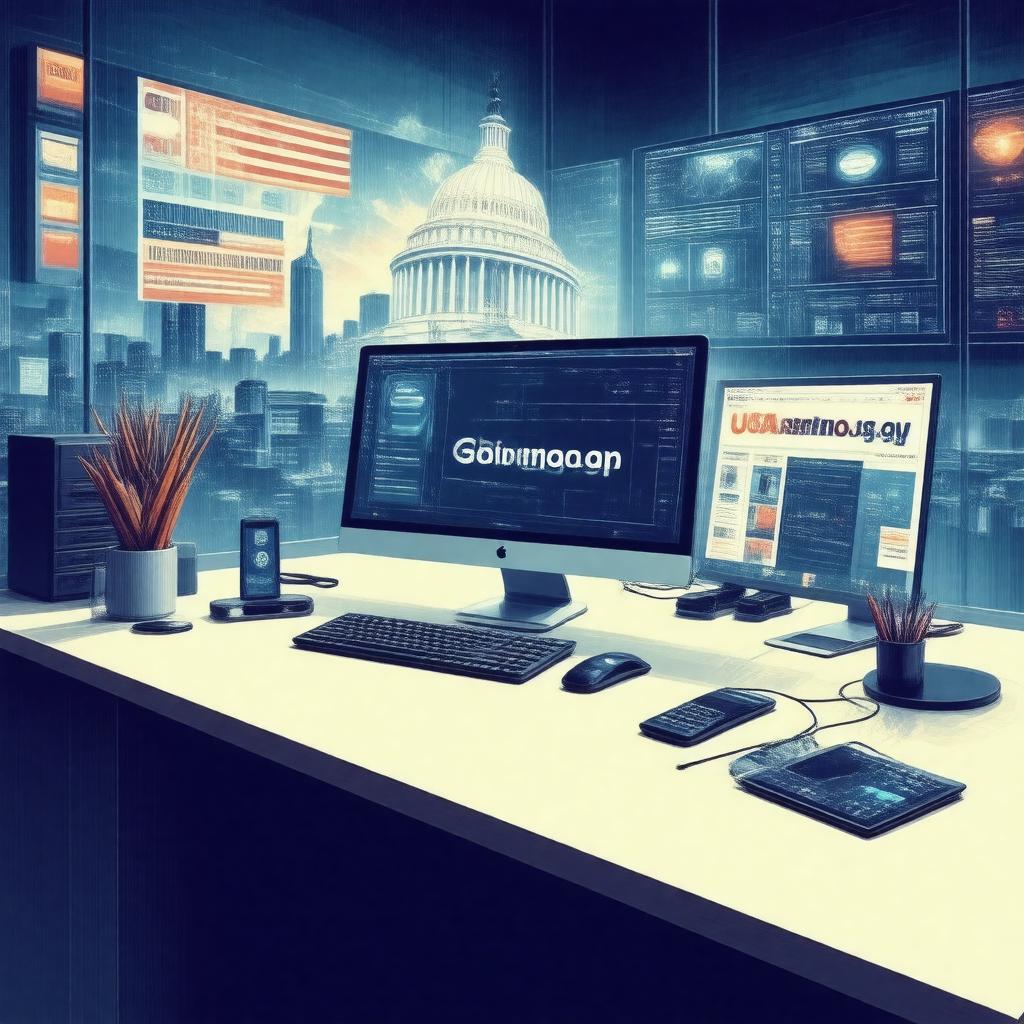 Click to view larger image AI-created image of Office of Citizen Services and Innovative Technologies