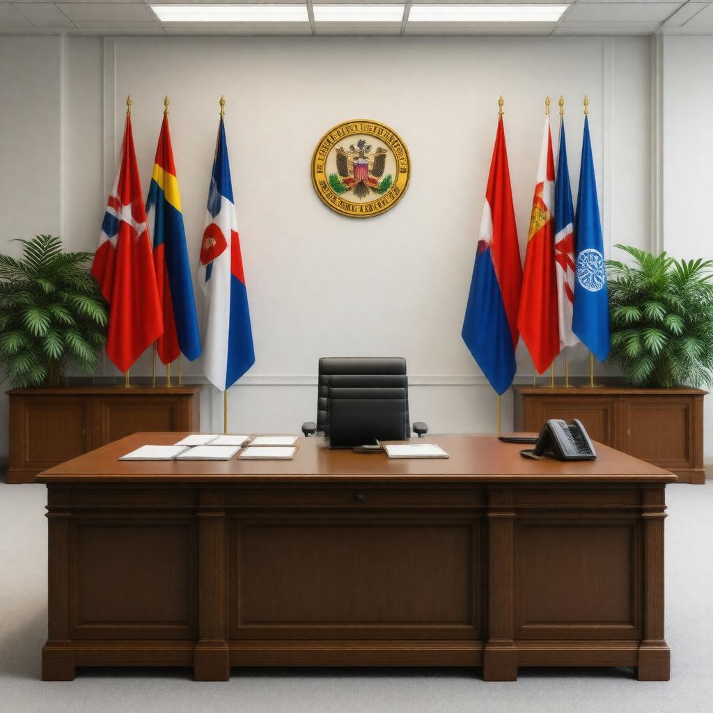 Click to view larger image AI-created image of Office of External Affairs
