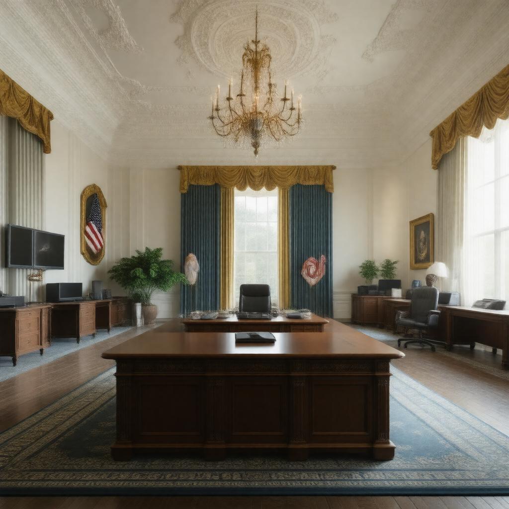 Click to view larger image AI-created image of Office of Management and Administration