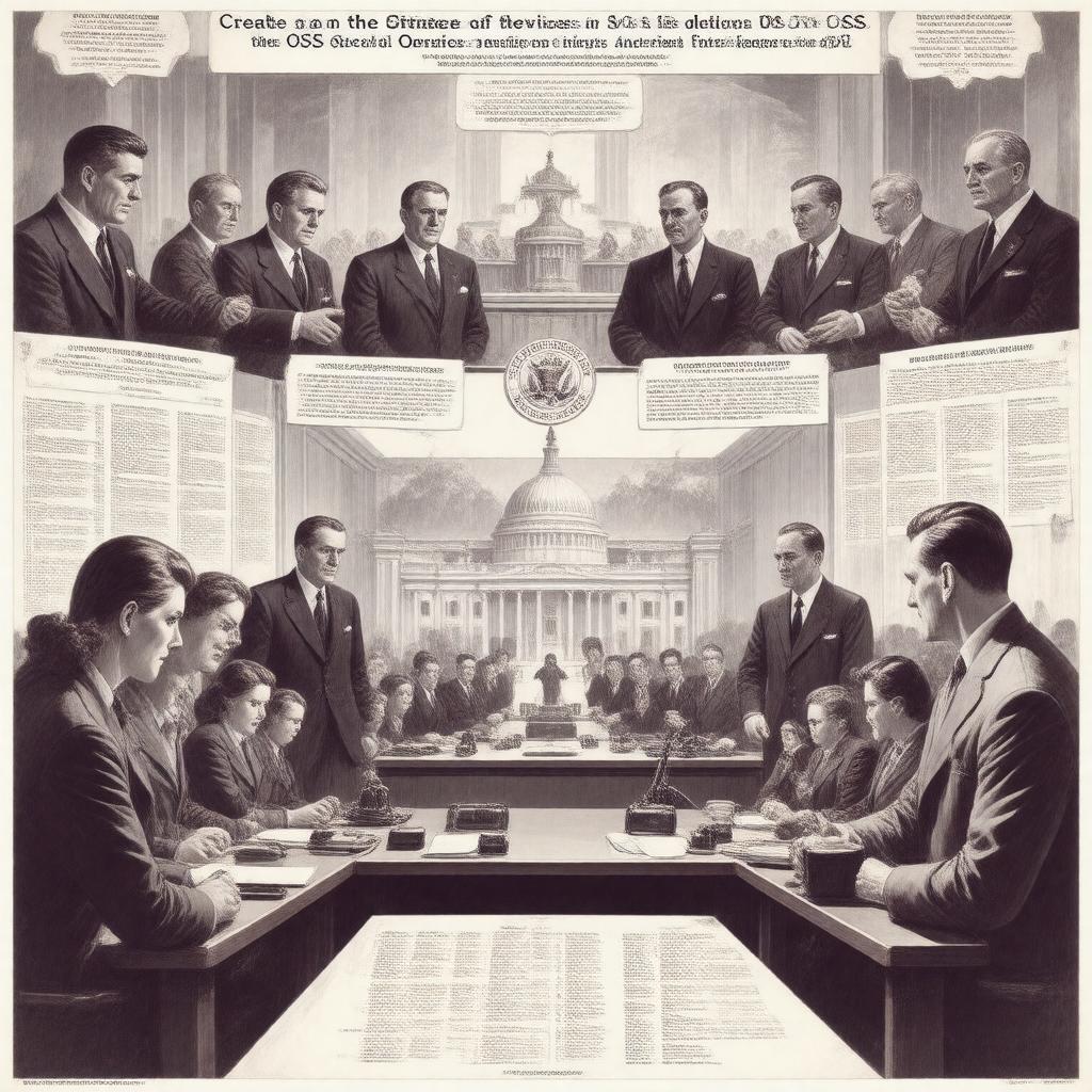 AI-created image of Office of Strategic Services (OSS)