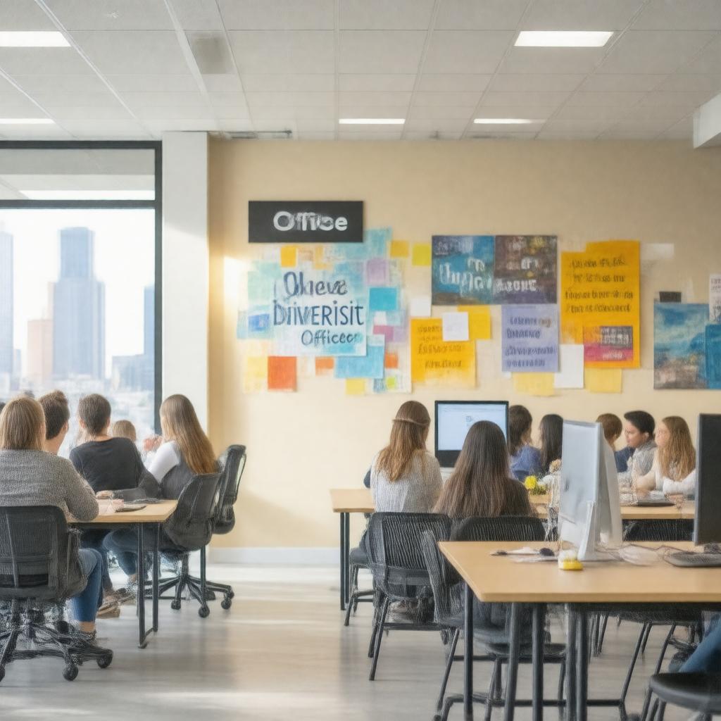 Click to view larger image AI-created image of Office of the Chief Diversity Officer