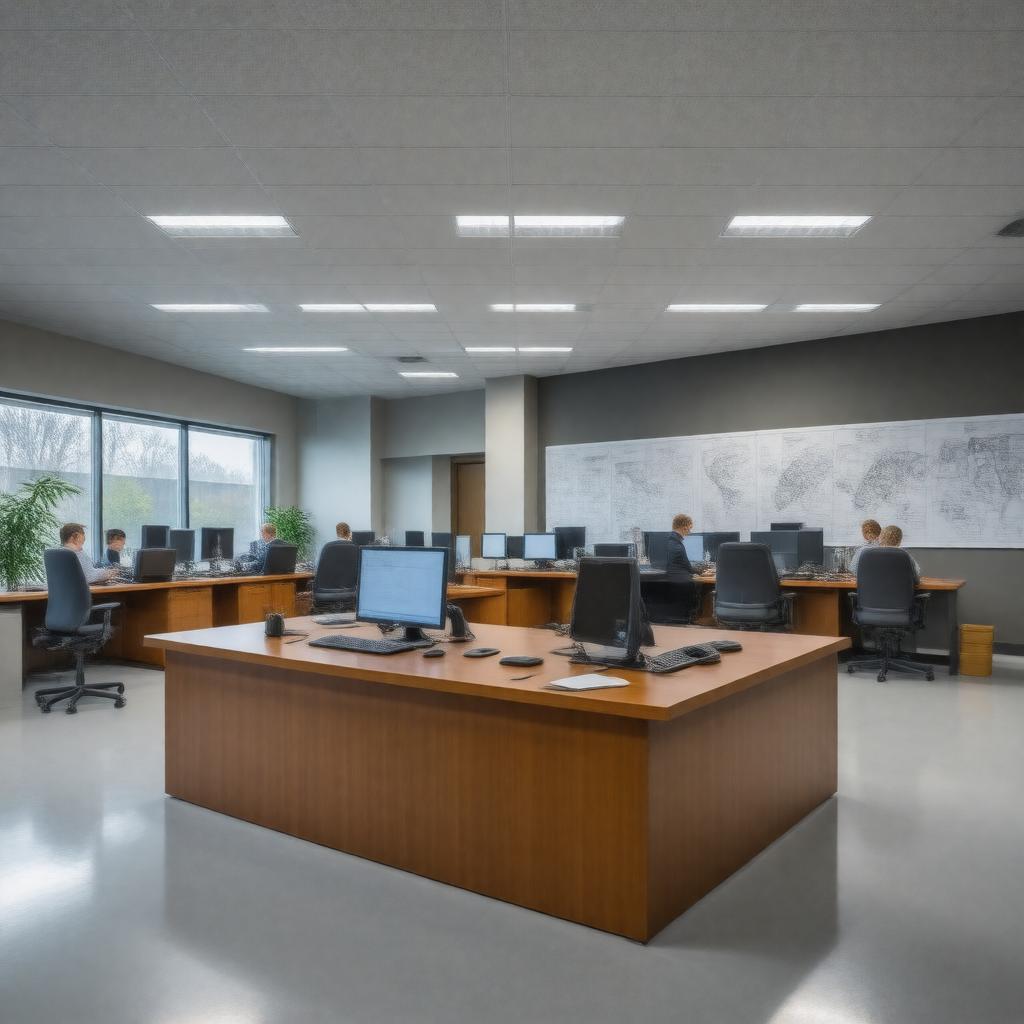Click to view larger image AI-created image of Office of the Chief Facilities Officer