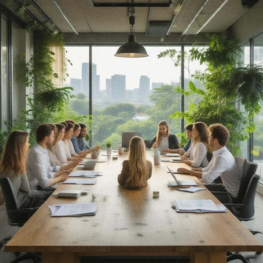 Click to view larger image AI-created image of Office of the Chief Sustainability Strategist