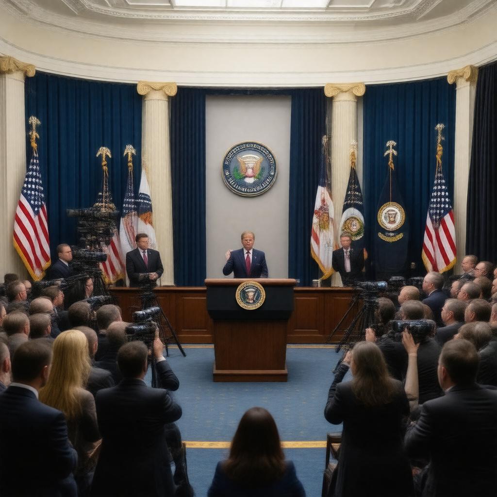 AI-created image of Office of the Press Secretary