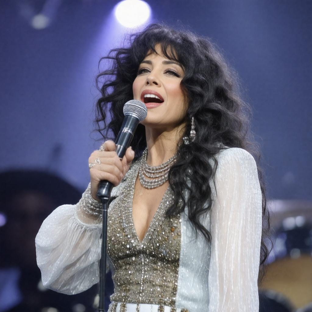 AI-created image of Ofra Haza