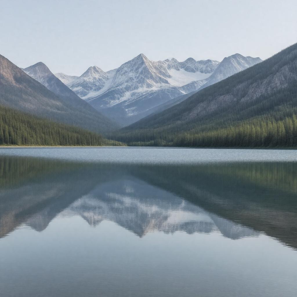 AI-created image of Ogilvie Lake