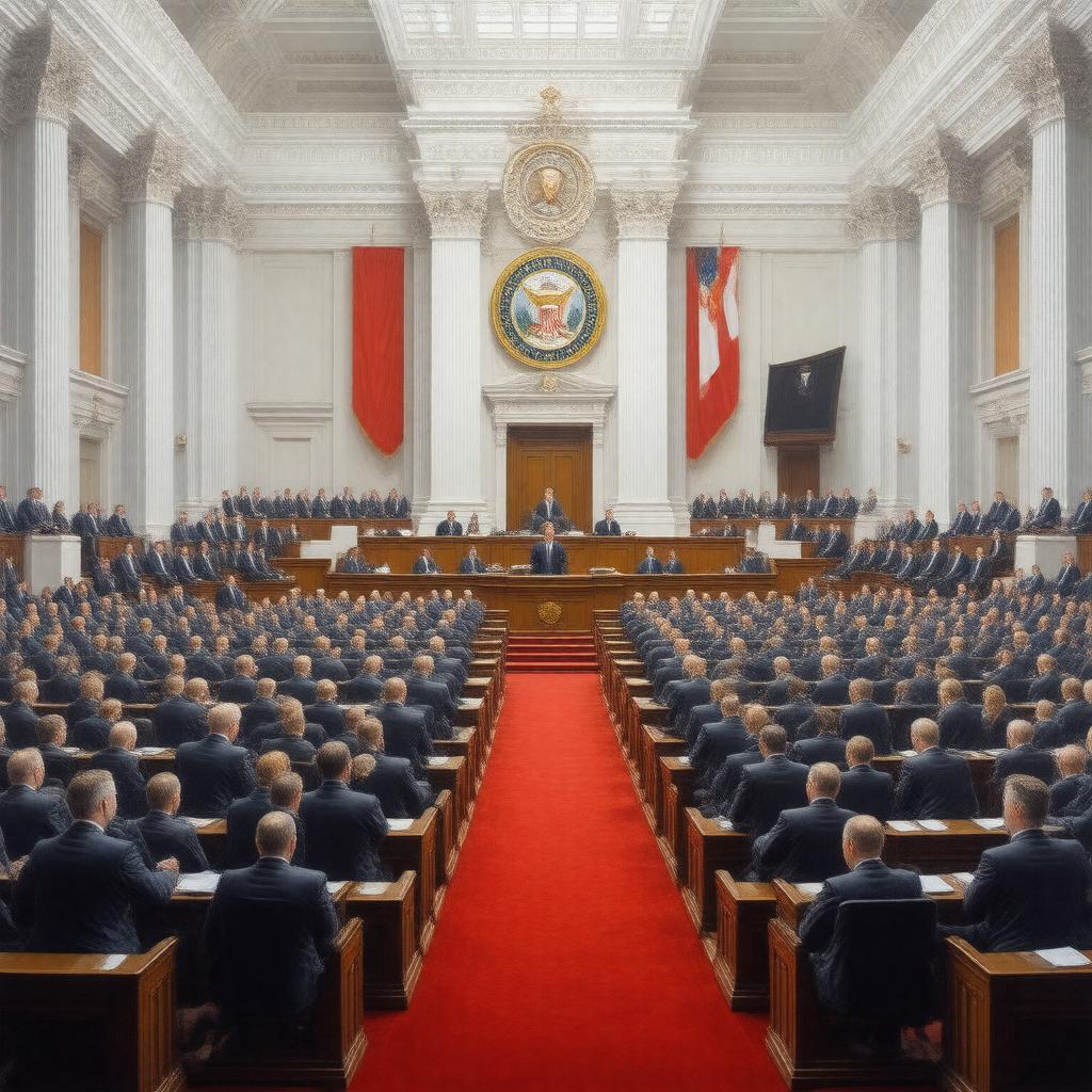 Click to view larger image AI-created image of Ohio House of Representatives