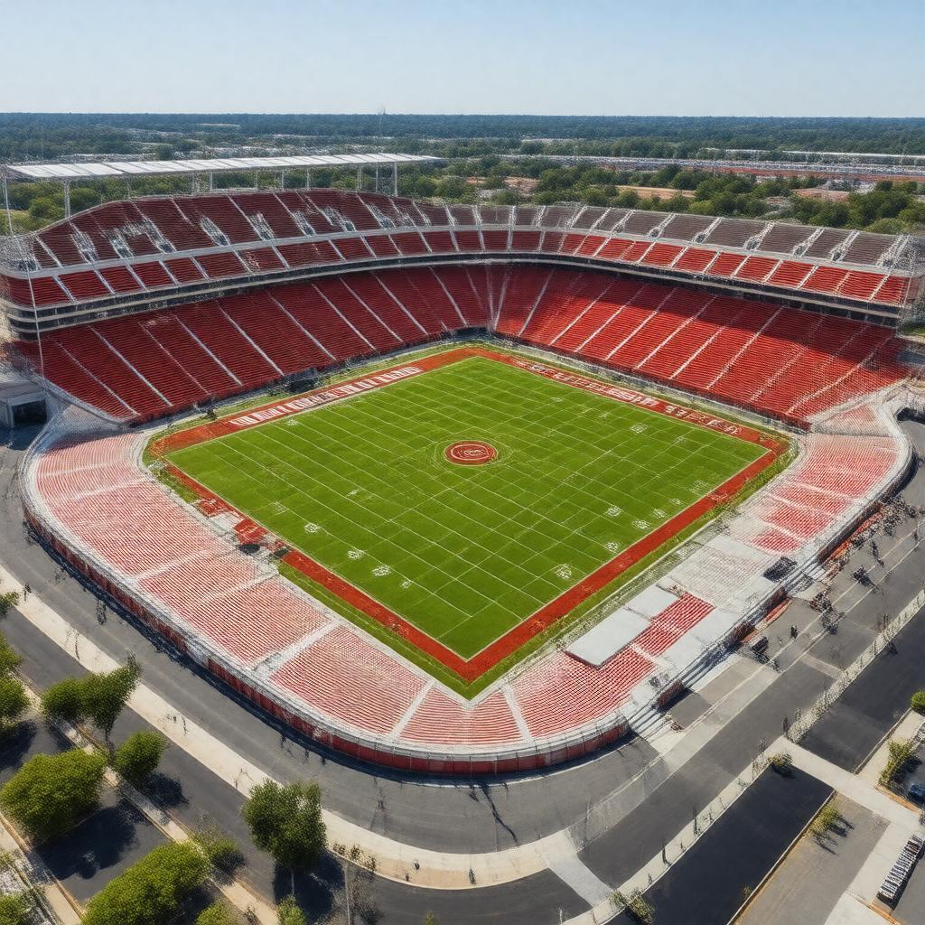 AI-created image of Ohio Stadium