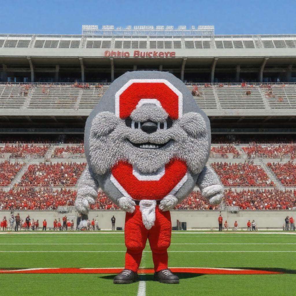 AI-created image of Ohio State Buckeyes