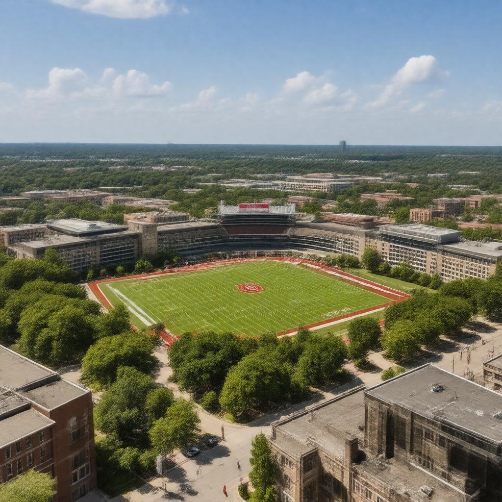 AI-created image of Ohio State University